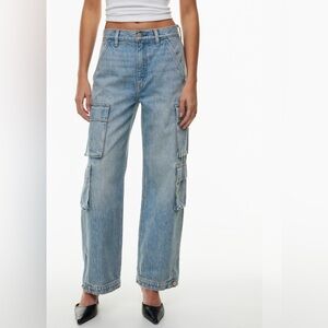 Denim Forum The 90’s Millie High Rise Cargo Jeans